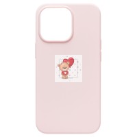Чехол-накладка для Apple iPhone 13 Pro (розовый мел) ORG Silicone Case SafeMag с анимацией