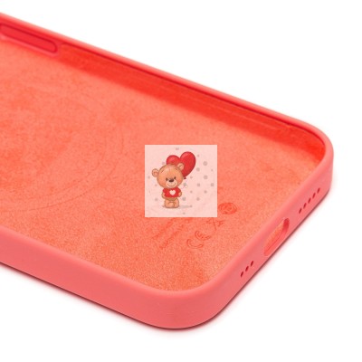 Чехол-накладка для Apple iPhone 13 Pro (розовый цитрус) ORG Silicone Case SafeMag с анимацией