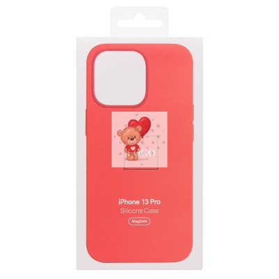Чехол-накладка для Apple iPhone 13 Pro (розовый цитрус) ORG Silicone Case SafeMag с анимацией