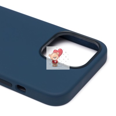 Чехол-накладка для Apple iPhone 13 Pro (синий омут) ORG Silicone Case SafeMag с анимацией