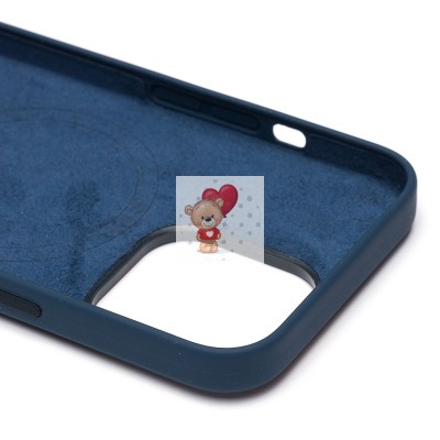 Чехол-накладка для Apple iPhone 13 Pro (синий омут) ORG Silicone Case SafeMag с анимацией