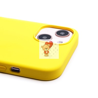 Чехол-накладка для Apple iPhone 13 (лимонный) ORG Silicone Case SafeMag с анимацией Чехол-накладка для Apple iPhone 13 (лимонный) ORG Silicone Case SafeMag с анимацией