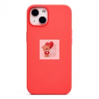Чехол-накладка для Apple iPhone 13 (розовый цитрус) ORG Silicone Case SafeMag с анимацией
