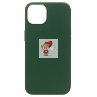 Чехол-накладка для Apple iPhone 13 (клевер) ORG Silicone Case SafeMag с анимацией Чехол-накладка для Apple iPhone 13 (клевер) ORG Silicone Case SafeMag с анимацией