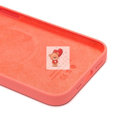 Чехол-накладка для Apple iPhone 13 (розовый цитрус) ORG Silicone Case SafeMag с анимацией Чехол-накладка для Apple iPhone 13 (розовый цитрус) ORG Silicone Case SafeMag с анимацией