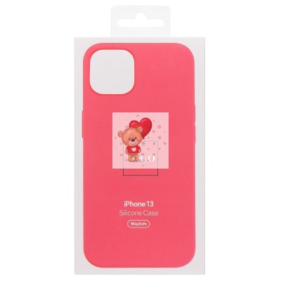 Чехол-накладка для Apple iPhone 13 (розовый цитрус) ORG Silicone Case SafeMag с анимацией Чехол-накладка для Apple iPhone 13 (розовый цитрус) ORG Silicone Case SafeMag с анимацией