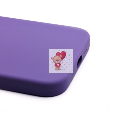 Чехол-накладка для Apple iPhone 14 Pro Max (ирис) ORG Silicone Case SafeMag с анимацией