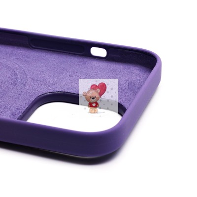 Чехол-накладка для Apple iPhone 14 Pro Max (ирис) ORG Silicone Case SafeMag с анимацией