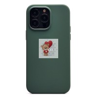Чехол-накладка для Apple iPhone 14 Pro Max (оливковый) ORG Silicone Case SafeMag с анимацией