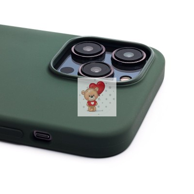 Чехол-накладка для Apple iPhone 14 Pro Max (оливковый) ORG Silicone Case SafeMag с анимацией