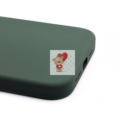 Чехол-накладка для Apple iPhone 14 Pro Max (оливковый) ORG Silicone Case SafeMag с анимацией