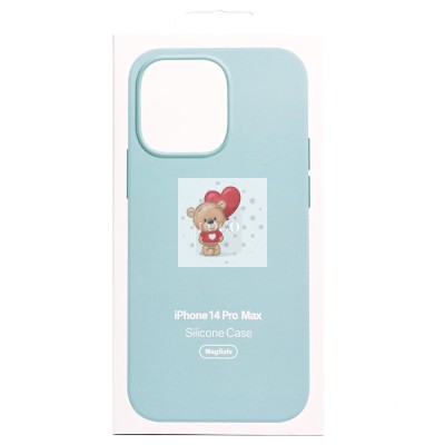 Чехол-накладка для Apple iPhone 14 Pro Max (нежный кактус) ORG Silicone Case SafeMag с анимацией Чехол-накладка для Apple iPhone 14 Pro Max (нежный кактус) ORG Silicone Case SafeMag с анимацией