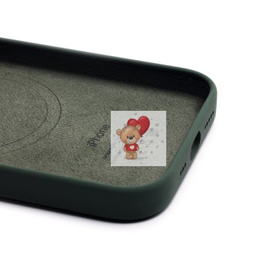 Чехол-накладка для Apple iPhone 14 Pro (оливковый) ORG Silicone Case SafeMag с анимацией Чехол-накладка для Apple iPhone 14 Pro (оливковый) ORG Silicone Case SafeMag с анимацией