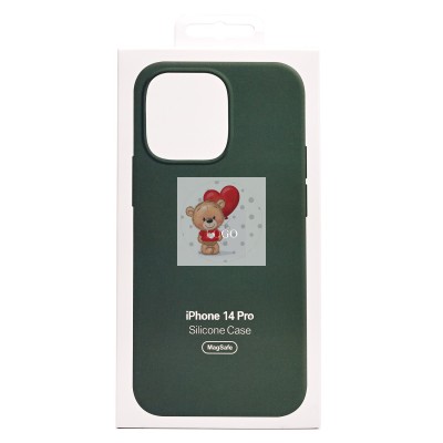 Чехол-накладка для Apple iPhone 14 Pro (оливковый) ORG Silicone Case SafeMag с анимацией Чехол-накладка для Apple iPhone 14 Pro (оливковый) ORG Silicone Case SafeMag с анимацией