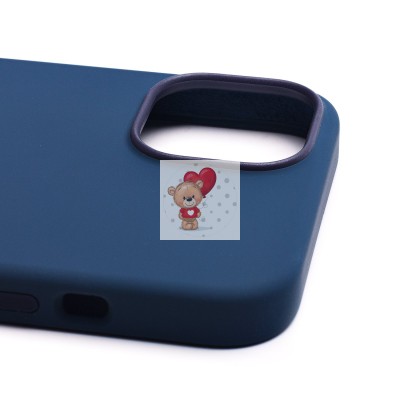 Чехол-накладка для Apple iPhone 14 (грозовая туча) ORG Silicone Case SafeMag с анимацией