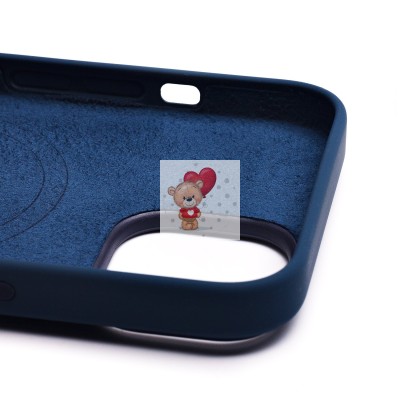 Чехол-накладка для Apple iPhone 14 (грозовая туча) ORG Silicone Case SafeMag с анимацией