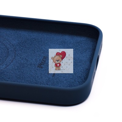 Чехол-накладка для Apple iPhone 14 (грозовая туча) ORG Silicone Case SafeMag с анимацией