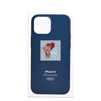 Чехол-накладка для Apple iPhone 14 (грозовая туча) ORG Silicone Case SafeMag с анимацией