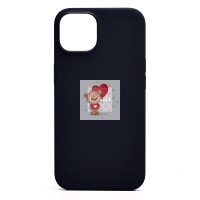 Чехол-накладка для Apple iPhone 14 (темная ночь) ORG Silicone Case SafeMag с анимацией