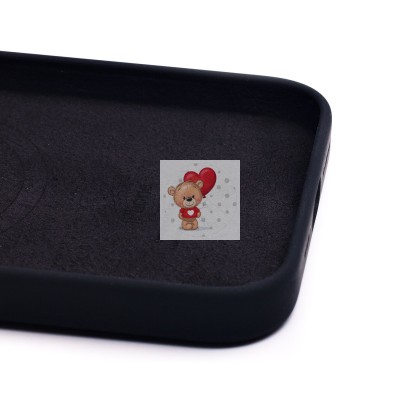 Чехол-накладка для Apple iPhone 14 (темная ночь) ORG Silicone Case SafeMag с анимацией