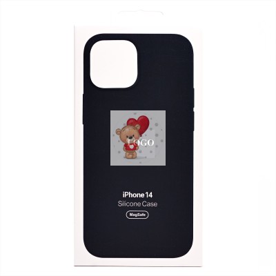 Чехол-накладка для Apple iPhone 14 (темная ночь) ORG Silicone Case SafeMag с анимацией