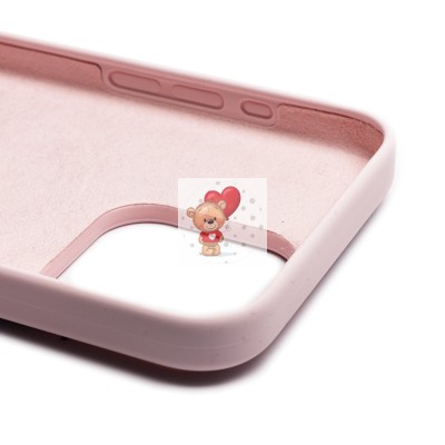 Чехол-накладка для Apple iPhone 15 Pro Max (светло-розовый) ORG Silicone Case SafeMag с анимацией