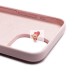 Чехол-накладка для Apple iPhone 15 Pro Max (светло-розовый) ORG Silicone Case SafeMag с анимацией