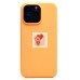 Чехол-накладка для Apple iPhone 15 Pro Max (апельсиновый щербет) ORG Silicone Case SafeMag с анимацией