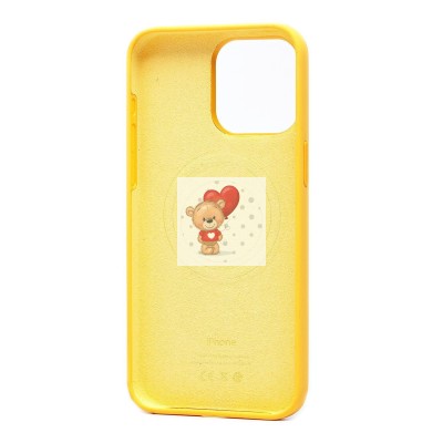 Чехол-накладка для Apple iPhone 15 Pro Max (солнечный) ORG Silicone Case SafeMag с анимацией