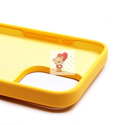 Чехол-накладка для Apple iPhone 15 Pro Max (солнечный) ORG Silicone Case SafeMag с анимацией