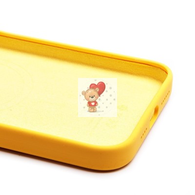 Чехол-накладка для Apple iPhone 15 Pro Max (солнечный) ORG Silicone Case SafeMag с анимацией