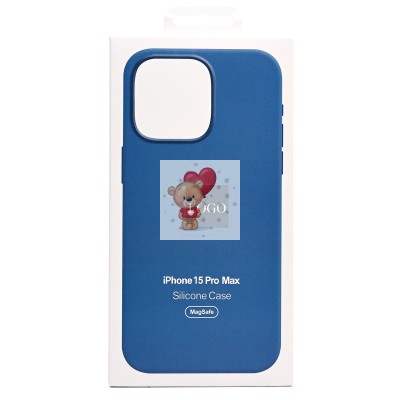 Чехол-накладка для Apple iPhone 15 Pro Max (зимний синий) ORG Silicone Case SafeMag с анимацией Чехол-накладка для Apple iPhone 15 Pro Max (зимний синий) ORG Silicone Case SafeMag с анимацией