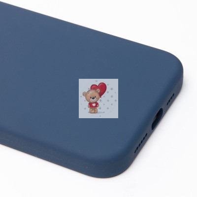 Чехол-накладка для Apple iPhone 15 Pro Max (грозовая туча) ORG Silicone Case SafeMag с анимацией