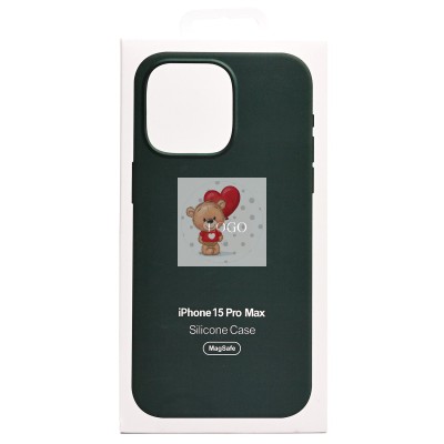 Чехол-накладка для Apple iPhone 15 Pro Max (кипарис) ORG Silicone Case SafeMag с анимацией Чехол-накладка для Apple iPhone 15 Pro Max (кипарис) ORG Silicone Case SafeMag с анимацией