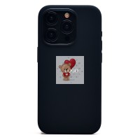Чехол-накладка для Apple iPhone 15 Pro (черный) ORG Silicone Case SafeMag с анимацией