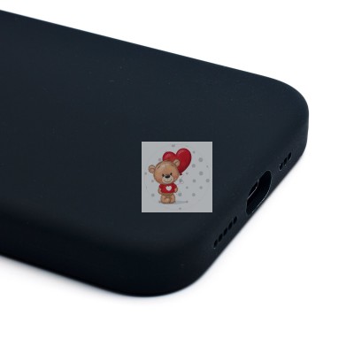 Чехол-накладка для Apple iPhone 15 Pro (черный) ORG Silicone Case SafeMag с анимацией