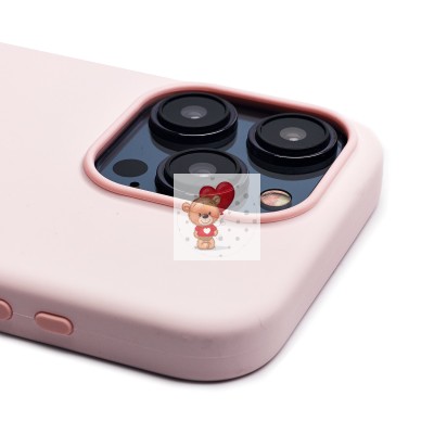 Чехол-накладка для Apple iPhone 15 Pro (светло-розовый) ORG Silicone Case SafeMag с анимацией Чехол-накладка для Apple iPhone 15 Pro (светло-розовый) ORG Silicone Case SafeMag с анимацией