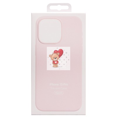 Чехол-накладка для Apple iPhone 15 Pro (светло-розовый) ORG Silicone Case SafeMag с анимацией Чехол-накладка для Apple iPhone 15 Pro (светло-розовый) ORG Silicone Case SafeMag с анимацией