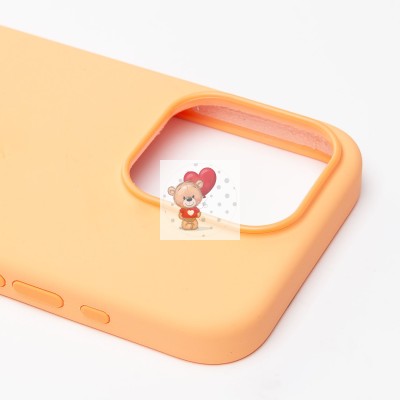 Чехол-накладка для Apple iPhone 15 Pro (апельсиновый щербет) ORG Silicone Case SafeMag с анимацией Чехол-накладка для Apple iPhone 15 Pro (апельсиновый щербет) ORG Silicone Case SafeMag с анимацией