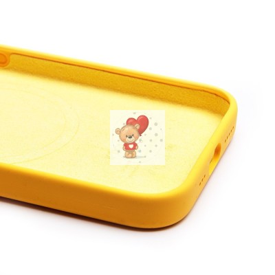 Чехол-накладка для Apple iPhone 15 Pro (солнечный) ORG Silicone Case SafeMag с анимацией Чехол-накладка для Apple iPhone 15 Pro (солнечный) ORG Silicone Case SafeMag с анимацией