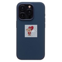 Чехол-накладка для Apple iPhone 15 Pro (грозовая туча) ORG Silicone Case SafeMag с анимацией