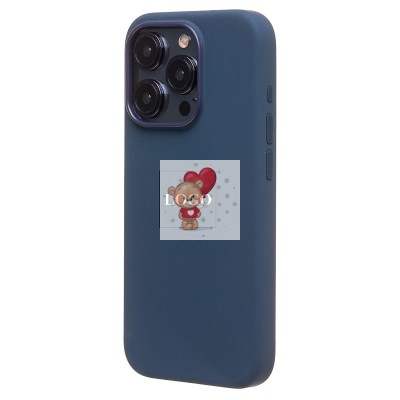 Чехол-накладка для Apple iPhone 15 Pro (грозовая туча) ORG Silicone Case SafeMag с анимацией