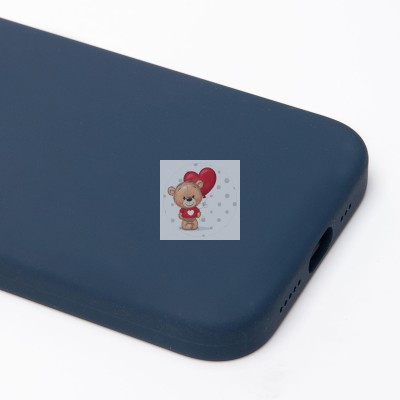 Чехол-накладка для Apple iPhone 15 Pro (грозовая туча) ORG Silicone Case SafeMag с анимацией