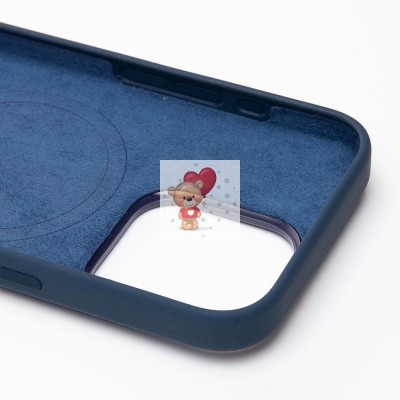 Чехол-накладка для Apple iPhone 15 Pro (грозовая туча) ORG Silicone Case SafeMag с анимацией