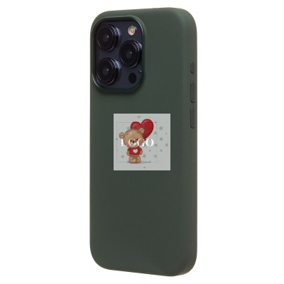 Чехол-накладка для Apple iPhone 15 Pro (кипарис) ORG Silicone Case SafeMag с анимацией Чехол-накладка для Apple iPhone 15 Pro (кипарис) ORG Silicone Case SafeMag с анимацией