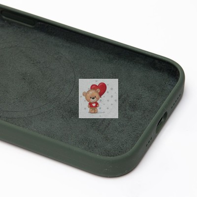 Чехол-накладка для Apple iPhone 15 Pro (кипарис) ORG Silicone Case SafeMag с анимацией Чехол-накладка для Apple iPhone 15 Pro (кипарис) ORG Silicone Case SafeMag с анимацией