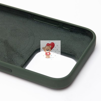 Чехол-накладка для Apple iPhone 15 Pro (кипарис) ORG Silicone Case SafeMag с анимацией Чехол-накладка для Apple iPhone 15 Pro (кипарис) ORG Silicone Case SafeMag с анимацией