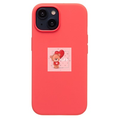 Чехол-накладка для Apple iPhone 15 (гуава) ORG Silicone Case SafeMag с анимацией Чехол-накладка для Apple iPhone 15 (гуава) ORG Silicone Case SafeMag с анимацией