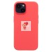 Чехол-накладка для Apple iPhone 15 (гуава) ORG Silicone Case SafeMag с анимацией