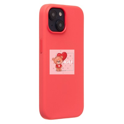 Чехол-накладка для Apple iPhone 15 (гуава) ORG Silicone Case SafeMag с анимацией Чехол-накладка для Apple iPhone 15 (гуава) ORG Silicone Case SafeMag с анимацией